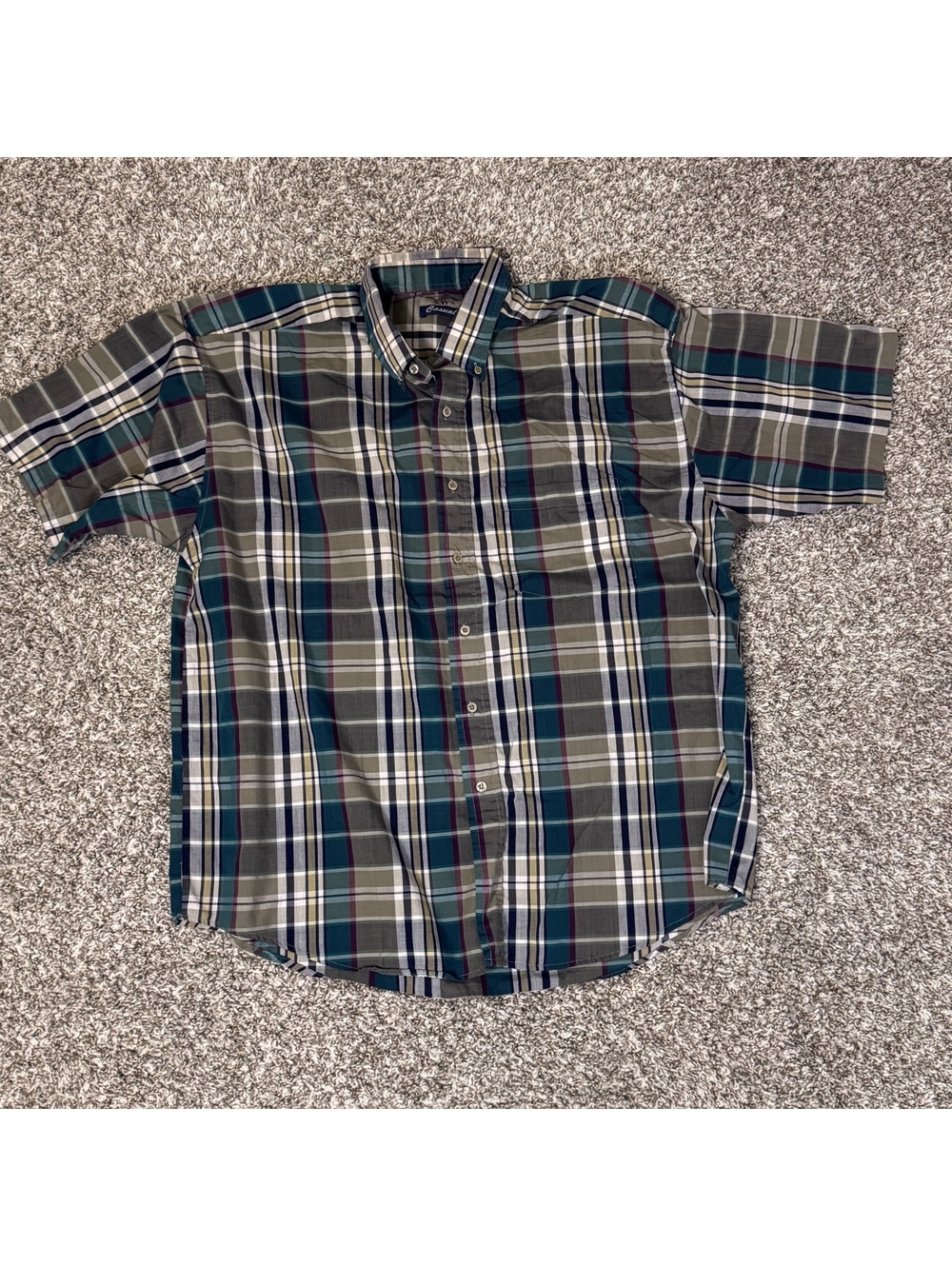 Vintage 90s S.W. Casuals Plaid Shirt 2XL